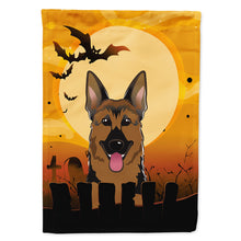 Load image into Gallery viewer, Halloween German Shepherd Flag Canvas House Size BB1769CHF