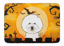Load image into Gallery viewer, Halloween Bichon Frise Machine Washable Memory Foam Mat BB1775RUG