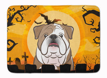 Load image into Gallery viewer, Halloween English Bulldog  Machine Washable Memory Foam Mat BB1777RUG