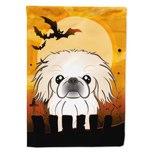 Load image into Gallery viewer, Halloween Pekingese Flag Canvas House Size BB1779CHF