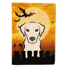 Load image into Gallery viewer, Halloween Yellow Labrador Flag Canvas House Size BB1780CHF