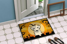 Load image into Gallery viewer, Halloween Yellow Labrador Doormat - 18x27 Decorative Floor Mat – Indoor/Outdoor Rug with Artistic Flair BB1780MAT