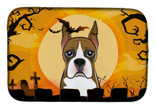 Load image into Gallery viewer, Halloween Boxer Dish Drying Mat – Absorbent, Artistic Kitchen Essentials BB1781DDM
