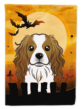 Load image into Gallery viewer, Halloween Cavalier Spaniel Garden Flag – Decorative Outdoor Yard Flag BB1782GF