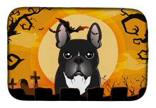 Load image into Gallery viewer, Halloween French Bulldog Dish Drying Mat – Absorbent, Artistic Kitchen Essentials BB1785DDM