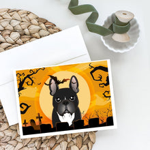 Load image into Gallery viewer, Halloween French Bulldog Greeting Cards -  Blank Note Cards – 8-Pack of Artist-Designed Cards with Envelopes