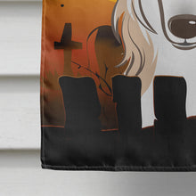 Load image into Gallery viewer, Halloween Borzoi Flag Canvas House Size BB1786CHF