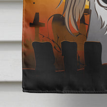 Load image into Gallery viewer, Halloween Saluki Flag Canvas House Size BB1787CHF