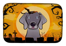 Load image into Gallery viewer, Halloween Weimaraner Dish Drying Mat – Absorbent, Artistic Kitchen Essentials BB1789DDM