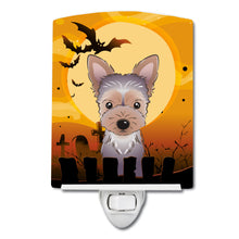 Load image into Gallery viewer, Halloween Yorkie Puppy Ceramic Night Light BB1790CNL