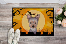 Load image into Gallery viewer, Halloween Yorkie Puppy Doormat - 24x36 Decorative Floor Mat – Indoor/Outdoor Rug with Artistic Flair BB1790JMAT