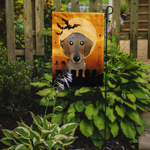 Load image into Gallery viewer, Halloween Wirehaired Dachshund Garden Flag – Decorative Outdoor Yard Flag BB1791GF