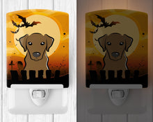 Load image into Gallery viewer, Halloween Chocolate Labrador Ceramic Night Light BB1792CNL
