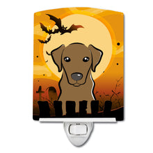 Load image into Gallery viewer, Halloween Chocolate Labrador Ceramic Night Light BB1792CNL