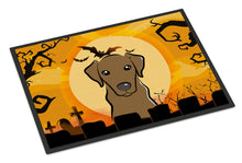 Load image into Gallery viewer, Halloween Chocolate Labrador Doormat - 24x36 Decorative Floor Mat – Indoor/Outdoor Rug with Artistic Flair BB1792JMAT