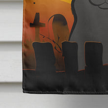 Load image into Gallery viewer, Halloween Black Labrador Flag Canvas House Size BB1793CHF