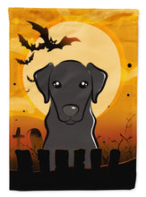 Load image into Gallery viewer, Halloween Black Labrador Garden Flag – Decorative Outdoor Yard Flag BB1793GF
