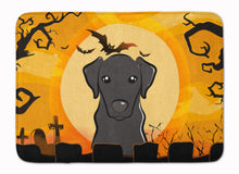 Load image into Gallery viewer, Halloween Black Labrador Machine Washable Memory Foam Mat BB1793RUG