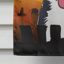 Load image into Gallery viewer, Halloween Bernese Mountain Dog Flag Canvas House Size BB1795CHF