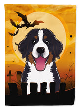 Load image into Gallery viewer, Halloween Bernese Mountain Dog Flag Canvas House Size BB1795CHF