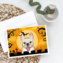 Load image into Gallery viewer, Halloween French Bulldog Greeting Cards -  Blank Note Cards – 8-Pack of Artist-Designed Cards with Envelopes