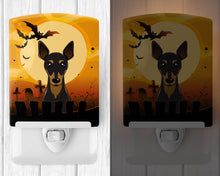 Load image into Gallery viewer, Halloween Min Pin Ceramic Night Light BB1798CNL