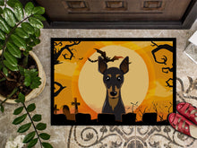 Load image into Gallery viewer, Halloween Min Pin Doormat - 24x36 Decorative Floor Mat – Indoor/Outdoor Rug with Artistic Flair BB1798JMAT
