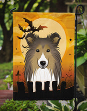 Load image into Gallery viewer, Halloween Sheltie Garden Flag – Decorative Outdoor Yard Flag BB1800GF
