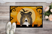 Load image into Gallery viewer, Halloween Sheltie Doormat - 24x36 Decorative Floor Mat – Indoor/Outdoor Rug with Artistic Flair BB1800JMAT