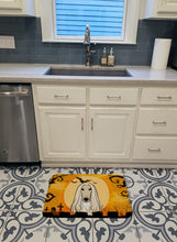 Load image into Gallery viewer, Halloween Afghan Hound Machine Washable Memory Foam Mat BB1802RUG