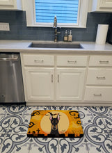 Load image into Gallery viewer, Halloween Doberman Machine Washable Memory Foam Mat BB1803RUG