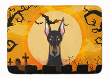 Load image into Gallery viewer, Halloween Doberman Machine Washable Memory Foam Mat BB1803RUG