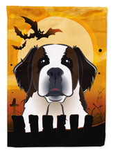 Load image into Gallery viewer, Halloween Saint Bernard Flag Canvas House Size BB1804CHF