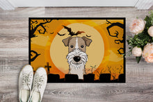 Load image into Gallery viewer, Halloween Wire Haired Fox Terrier Doormat - 24x36 Decorative Floor Mat – Indoor/Outdoor Rug with Artistic Flair BB1805JMAT
