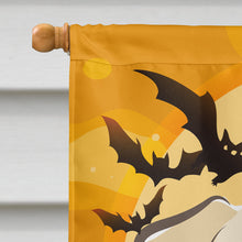 Load image into Gallery viewer, Halloween Golden Retriever Flag Canvas House Size BB1810CHF