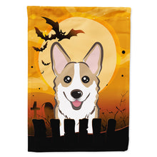 Load image into Gallery viewer, Halloween Sable Corgi Flag Canvas House Size BB1811CHF