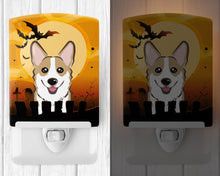 Load image into Gallery viewer, Halloween Sable Corgi Ceramic Night Light BB1811CNL