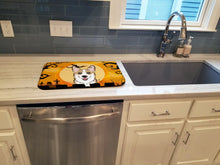 Load image into Gallery viewer, Halloween Sable Corgi Dish Drying Mat – Absorbent, Artistic Kitchen Essentials BB1811DDM