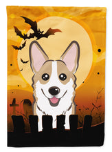 Load image into Gallery viewer, Halloween Sable Corgi Garden Flag – Decorative Outdoor Yard Flag BB1811GF