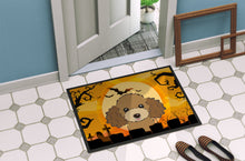 Load image into Gallery viewer, Halloween Chocolate Brown Poodle Doormat - 24x36 Decorative Floor Mat – Indoor/Outdoor Rug with Artistic Flair BB1814JMAT