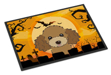 Load image into Gallery viewer, Halloween Chocolate Brown Poodle Doormat - 24x36 Decorative Floor Mat – Indoor/Outdoor Rug with Artistic Flair BB1814JMAT
