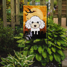 Load image into Gallery viewer, Halloween White Poodle Garden Flag – Decorative Outdoor Yard Flag BB1815GF