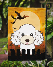 Load image into Gallery viewer, Halloween White Poodle Garden Flag – Decorative Outdoor Yard Flag BB1815GF