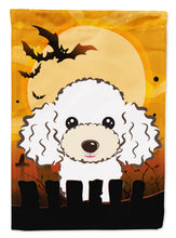 Load image into Gallery viewer, Halloween White Poodle Garden Flag – Decorative Outdoor Yard Flag BB1815GF