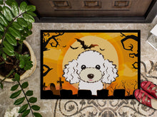 Load image into Gallery viewer, Halloween White Poodle Doormat - 24x36 Decorative Floor Mat – Indoor/Outdoor Rug with Artistic Flair BB1815JMAT