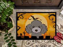 Load image into Gallery viewer, Halloween Silver Gray Poodle Doormat - 24x36 Decorative Floor Mat – Indoor/Outdoor Rug with Artistic Flair BB1817JMAT