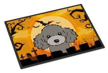 Load image into Gallery viewer, Halloween Silver Gray Poodle Doormat - 24x36 Decorative Floor Mat – Indoor/Outdoor Rug with Artistic Flair BB1817JMAT