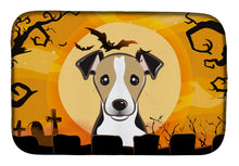 Load image into Gallery viewer, Halloween Jack Russell Terrier Dish Drying Mat – Absorbent, Artistic Kitchen Essentials BB1819DDM