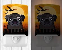 Load image into Gallery viewer, Halloween Black Pug Ceramic Night Light BB1821CNL