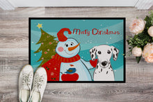 Load image into Gallery viewer, Snowman with Dalmatian Doormat - 24x36 Decorative Floor Mat – Indoor/Outdoor Rug with Artistic Flair BB1830JMAT